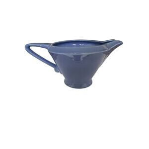 Vintage Homer Laughlin Harlequin‎ Mauve Blue Creamer EUC